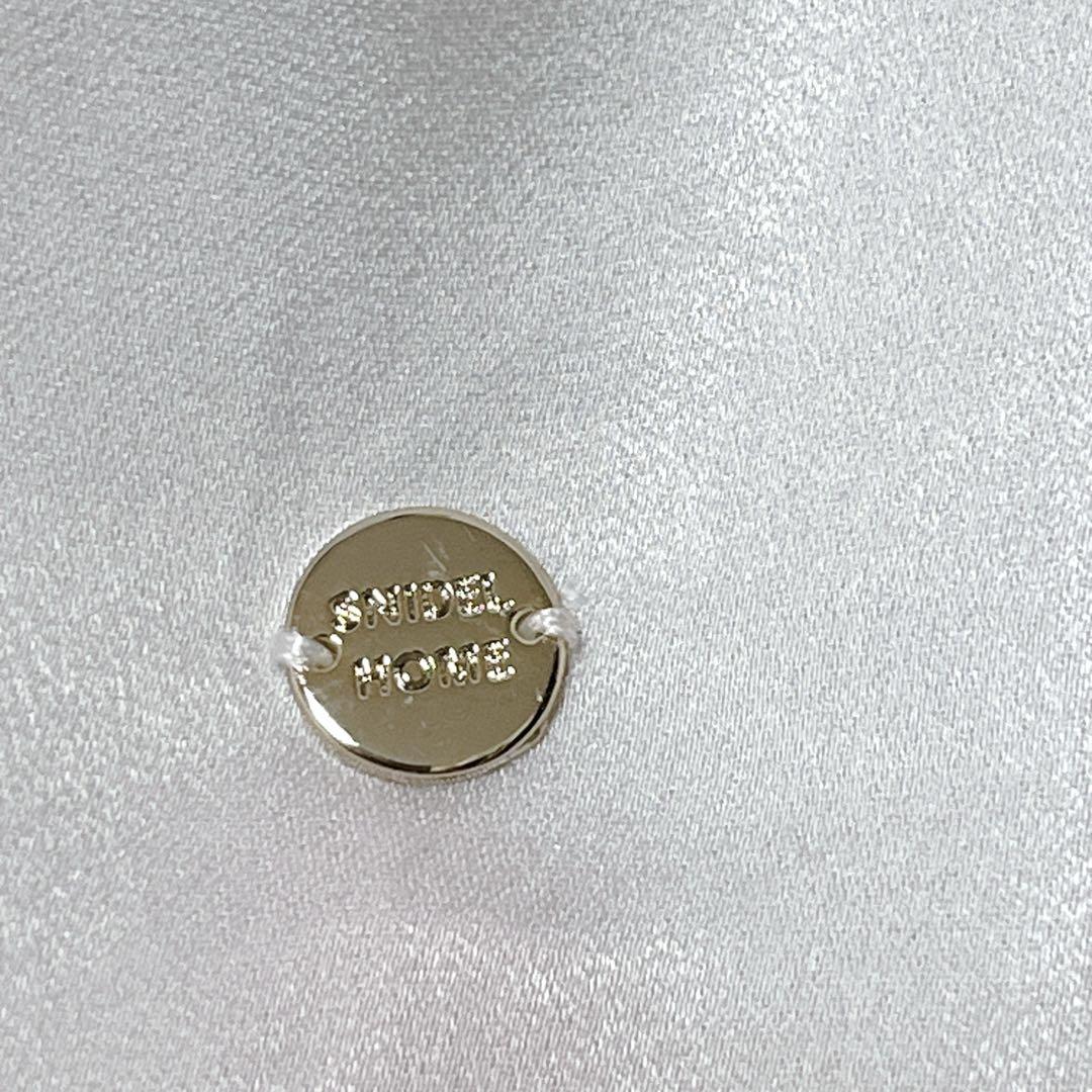 【スナイデルホーム】リボンショルダーセットアップ/美品/ルームウェア/アイボリー