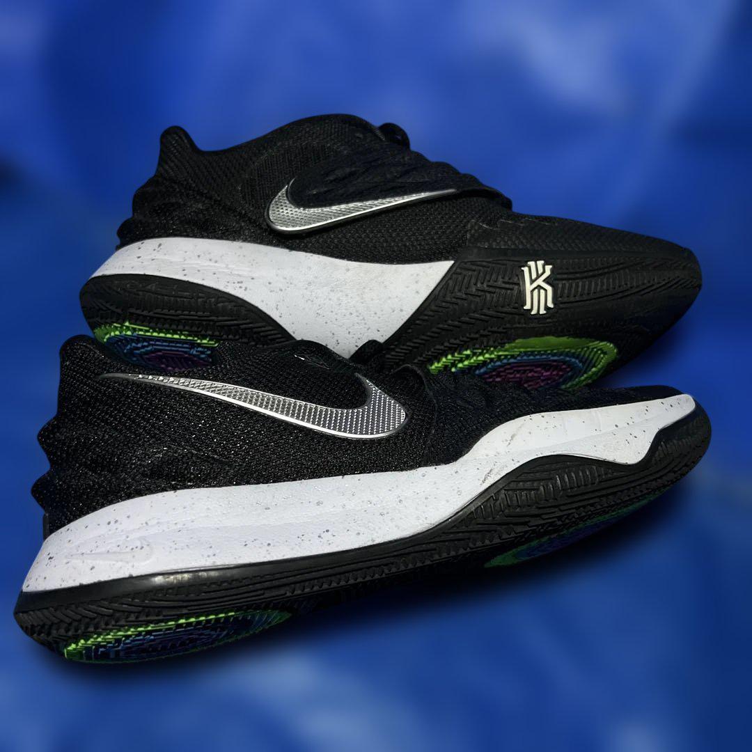 （希少）ナイキ カイリー ロー1 Kyrie low1 ブラック 箱無し ナイキ カイリー ロー1 Kyrie low1 黒白 箱無し中古品27.0cm