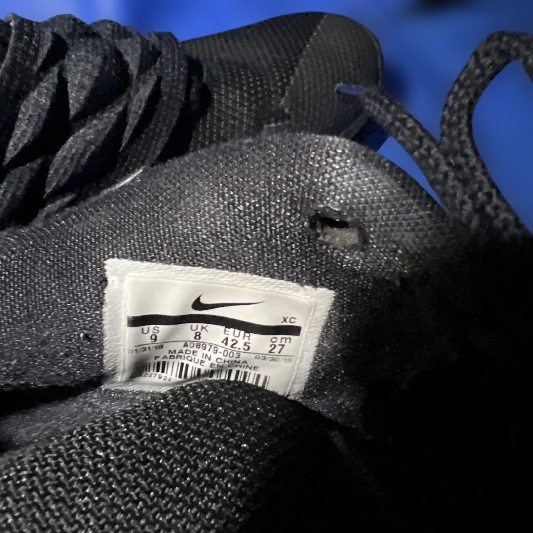 （希少）ナイキ カイリー ロー1 Kyrie low1 ブラック 箱無し ナイキ カイリー ロー1 Kyrie low1 黒白 箱無し中古品27.0cm