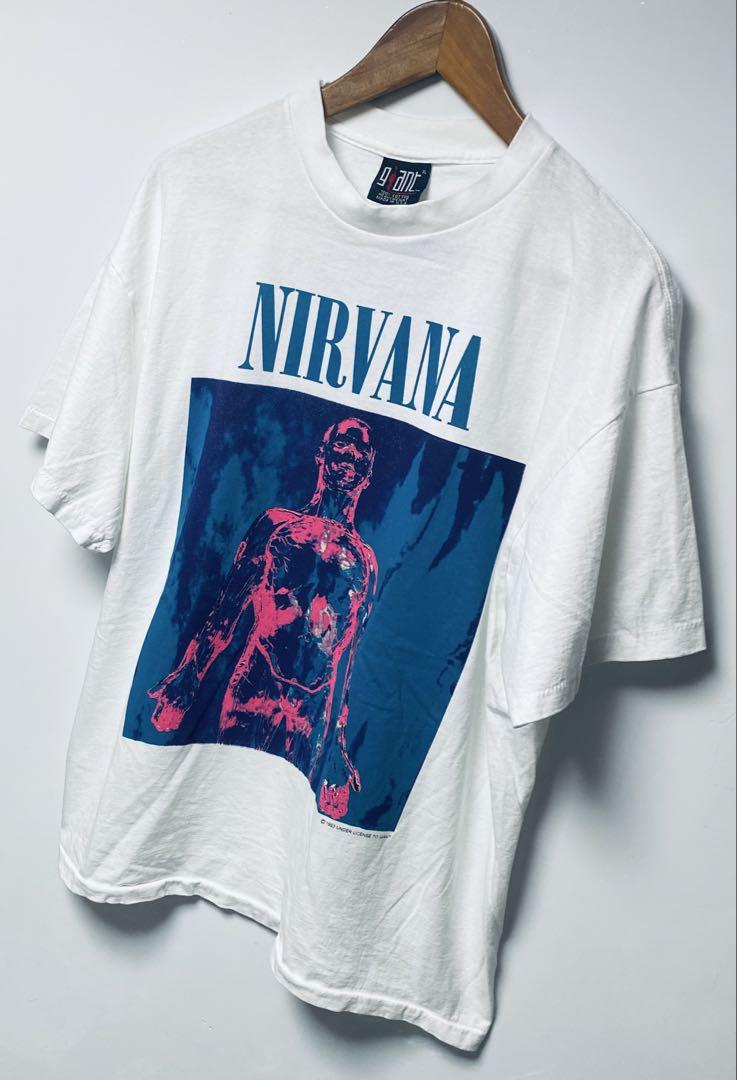 ニルヴァーナ　NIRVANA SLIVER Tシャツ Sサイズ FREAK'S STORE｜NIRVANA SILVER ピグメントTシャツ/ニルヴァーナ