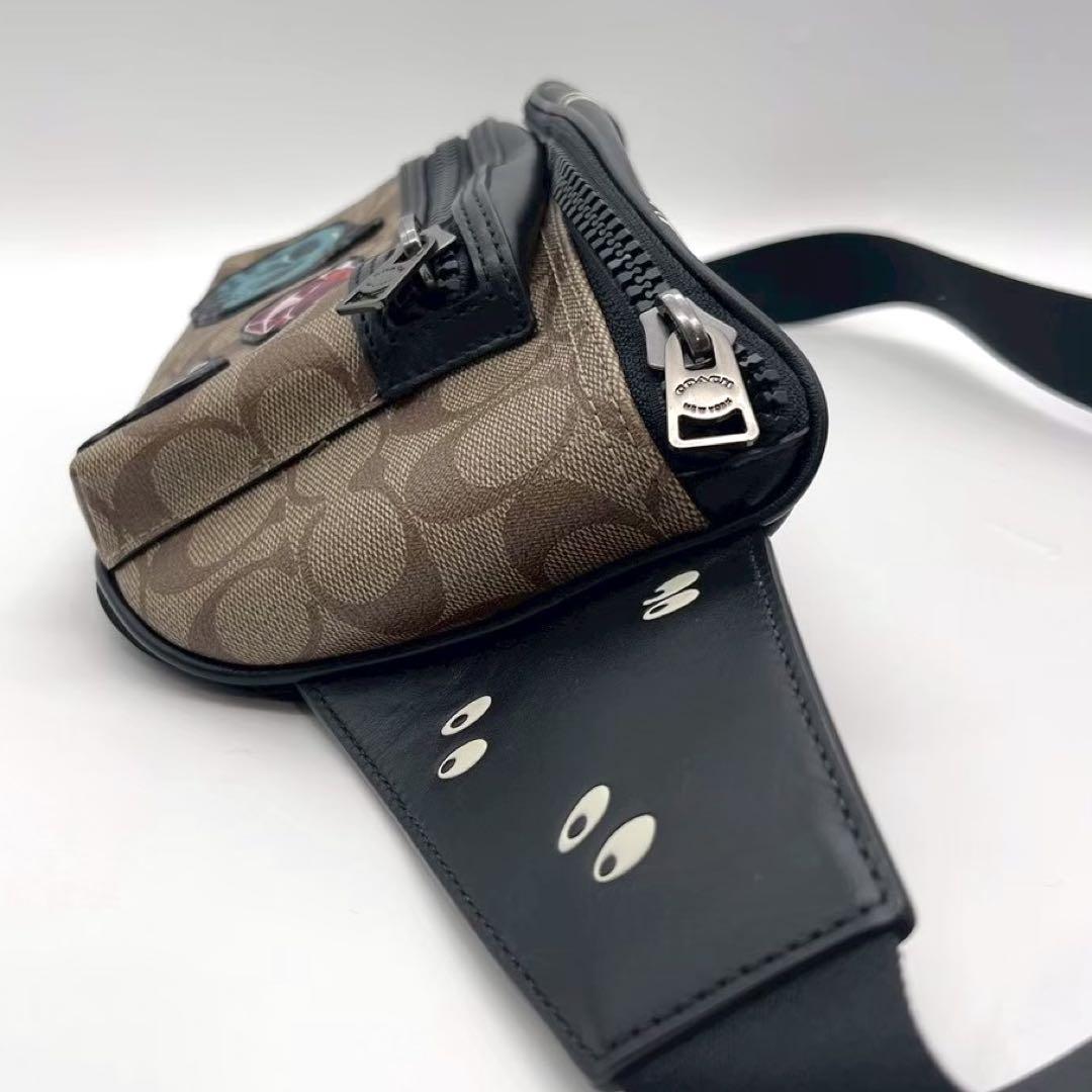 COACH ×DISNEY 白雪姫 総柄 ウエストバッグ F72818