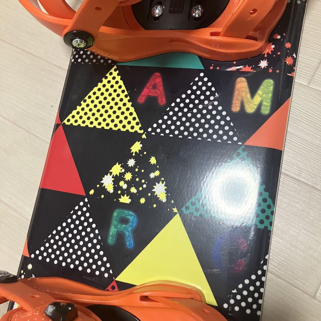 【ジュニア】IGNIOイグニオスノーボード120cm/キスマークバインディング