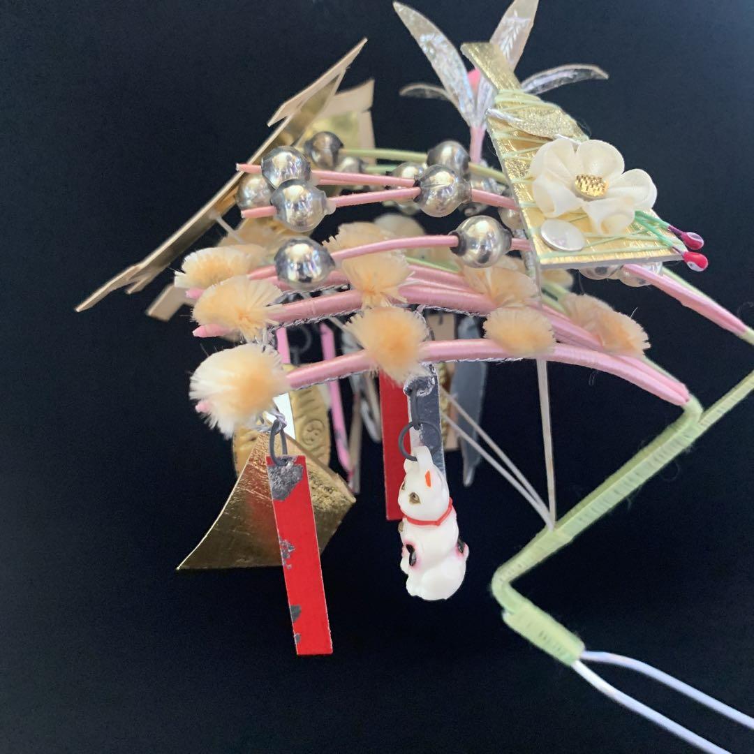 アンティーク 舞妓簪 簪 幾岡屋 12月 箱あり 画像1