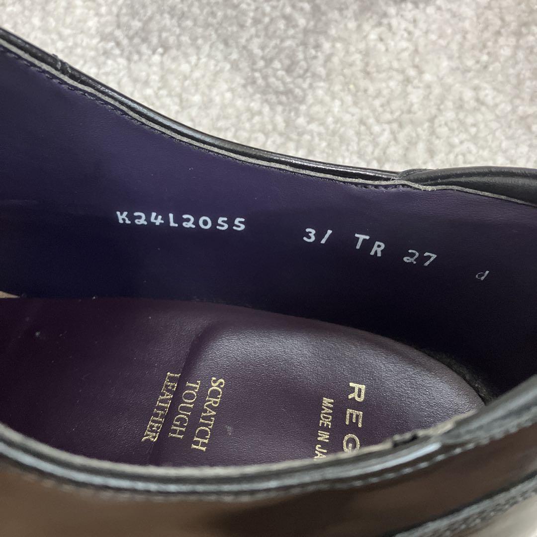 ［美品］REGAL ブラック レースアップシューズ 27cm