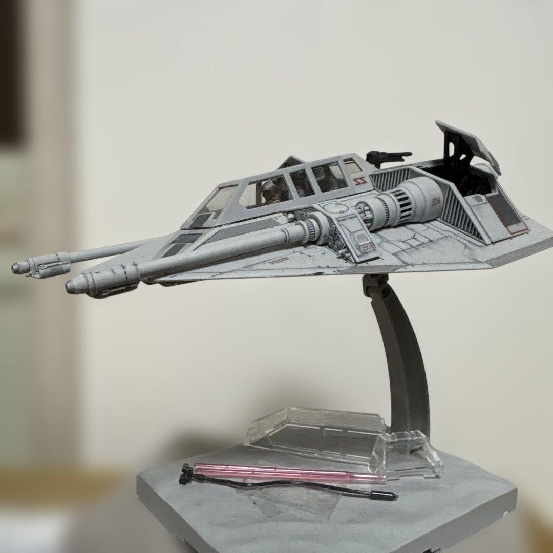 スターウォーズ スノースピーダー プラモデル 塗装済完成品