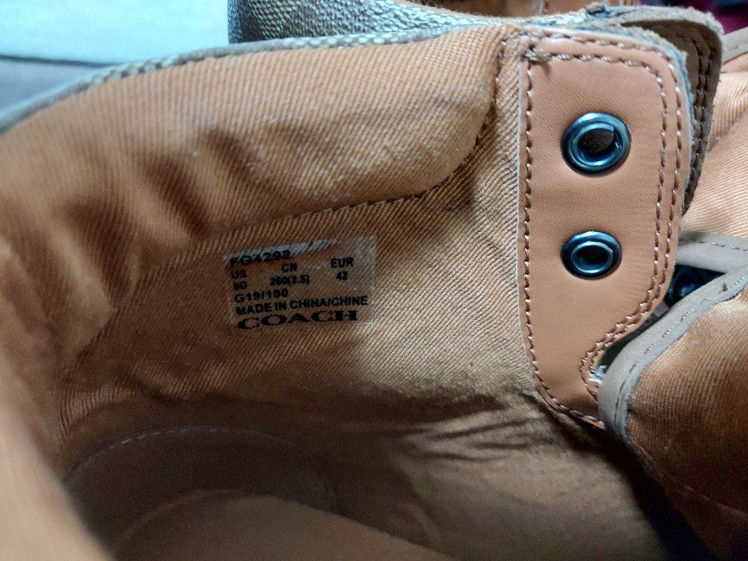 プレミアム 新品 ハイカットシューズ ブーツ スニーカー GQ7LU-m81459265671 未使用 コーチ COACH ℭすのでご