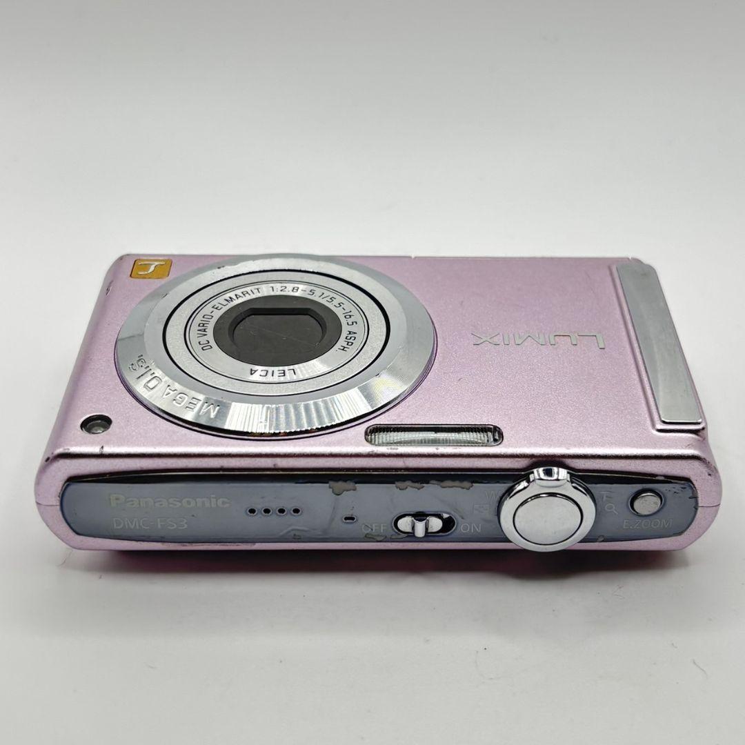 Panasonic LUMIX DMC-FS3 ピンク 新品バッテリー付