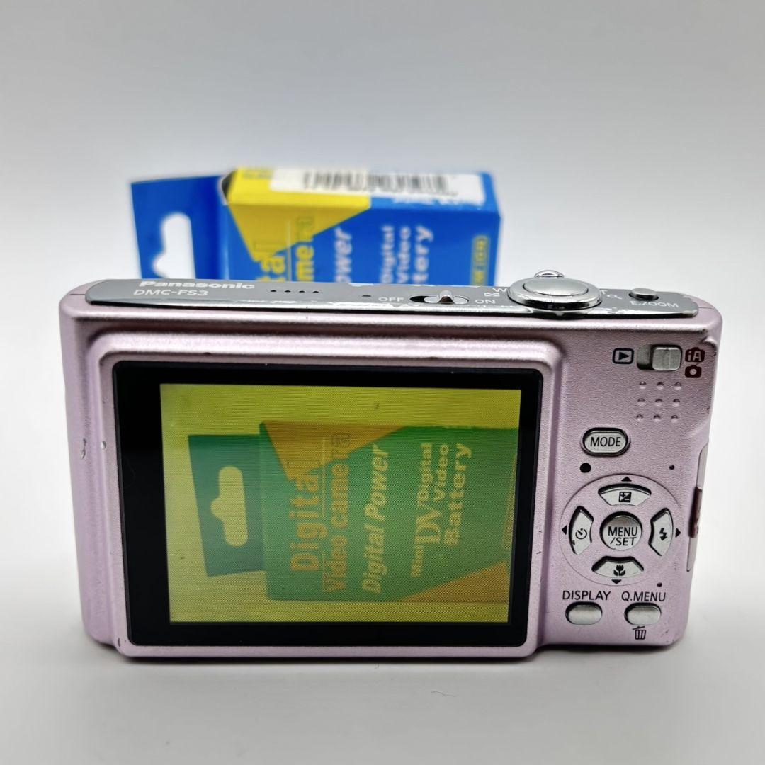 Panasonic LUMIX DMC-FS3 ピンク 新品バッテリー付
