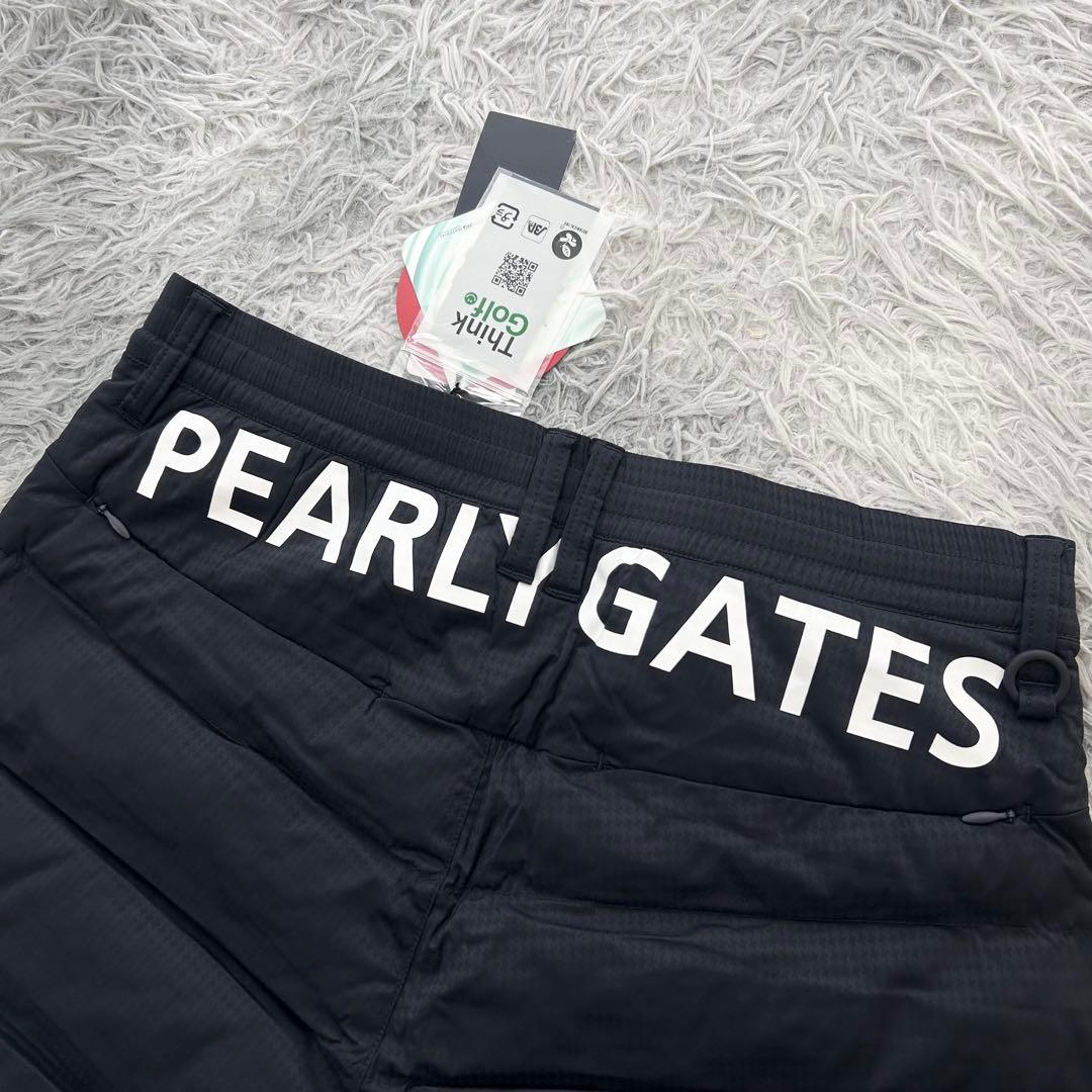 新品 パーリーゲイツ パンツ 中綿 ストレッチ 防寒 ネイビー サイズ4