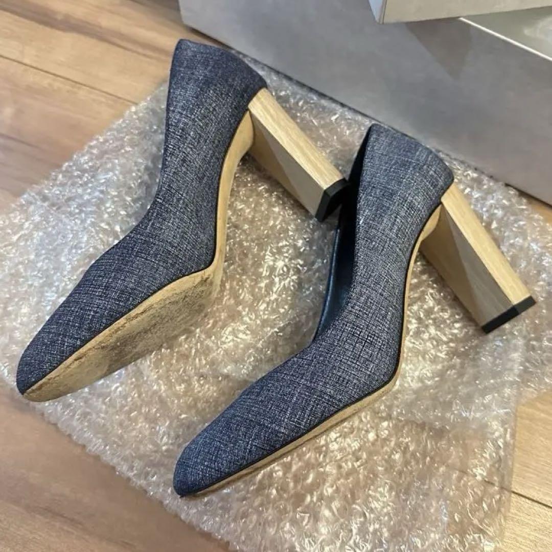 JIMMY CHOO パンプス LARIA85 37.5 デニム - メルカリ JIMMY CHOO パンプス LARIA85 37.5 デニム - メルカリ