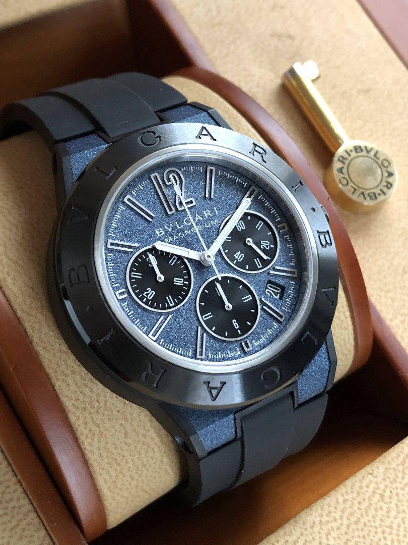 BVLGARI 　ディアゴノ　マグネシウム クロノグラフ