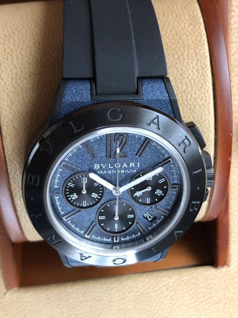 BVLGARI 　ディアゴノ　マグネシウム クロノグラフ