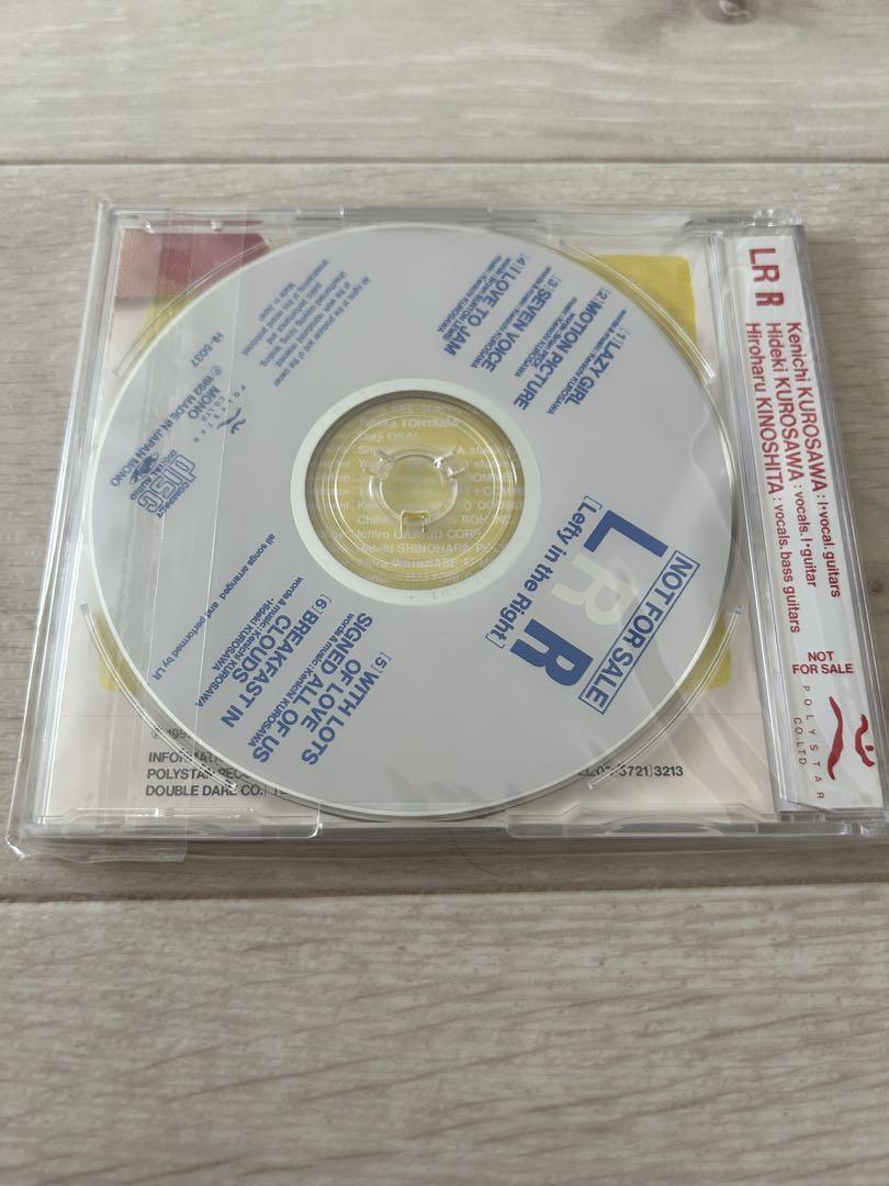 新品L-R エルアール『R』非売品プロモCD 黒沢健一 黒沢秀樹 1000