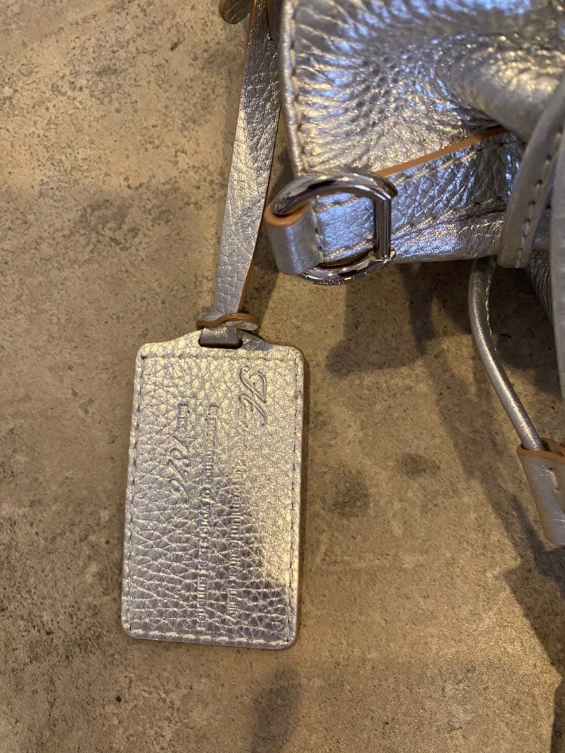 LANCEL プルミエ フラート ミニハンドバッグ シルバー