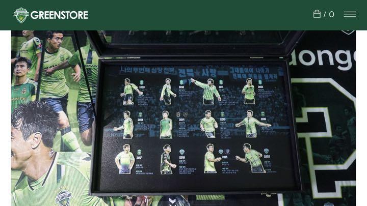 全北現代　イドングク選手　引退記念マグネット
