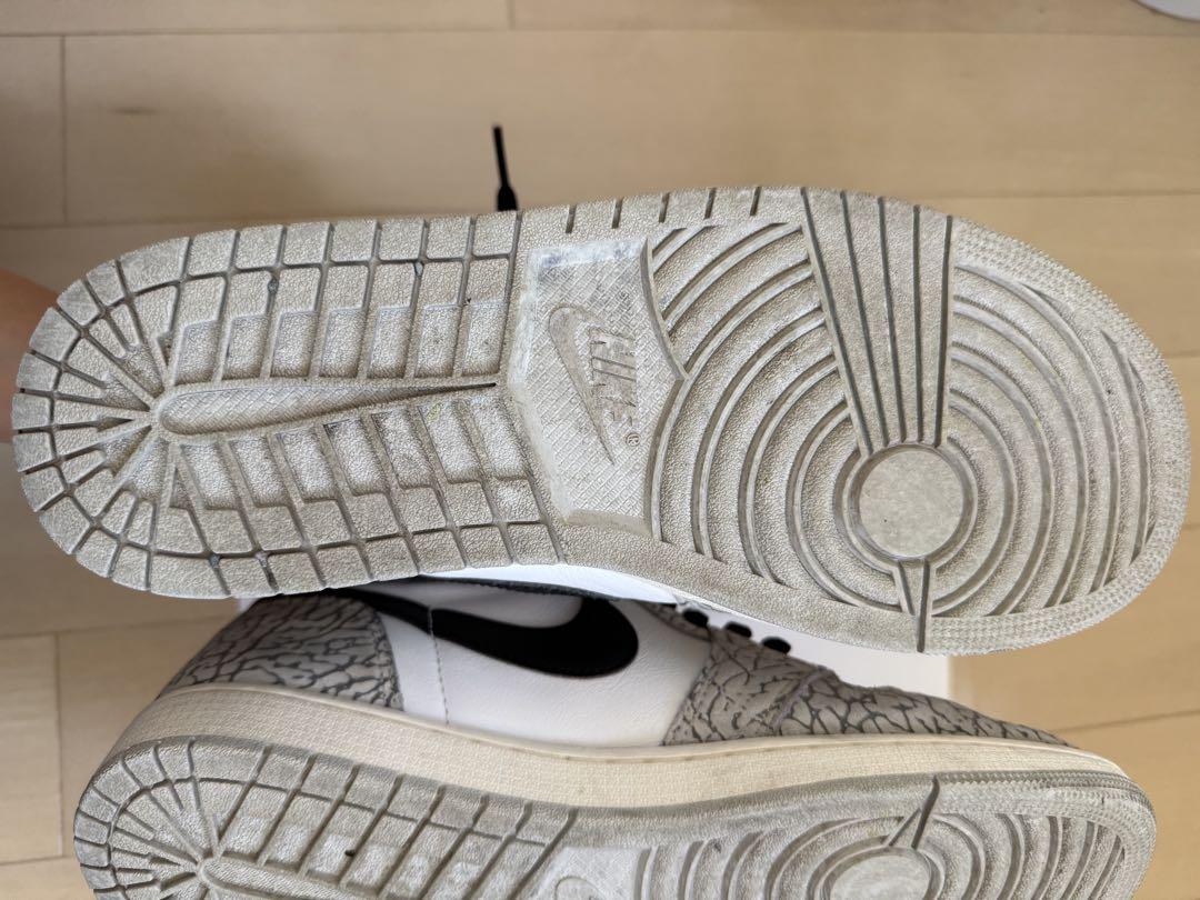 ☢ Nike Air Jordan 1 ホワイトセメント28cm