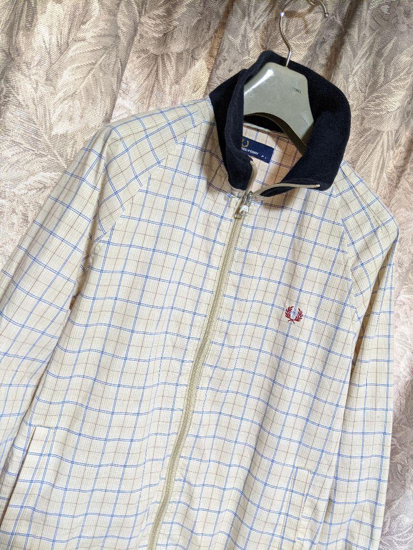 FRED PERRY チェック柄フードジャケット Sサイズ - ジャケット