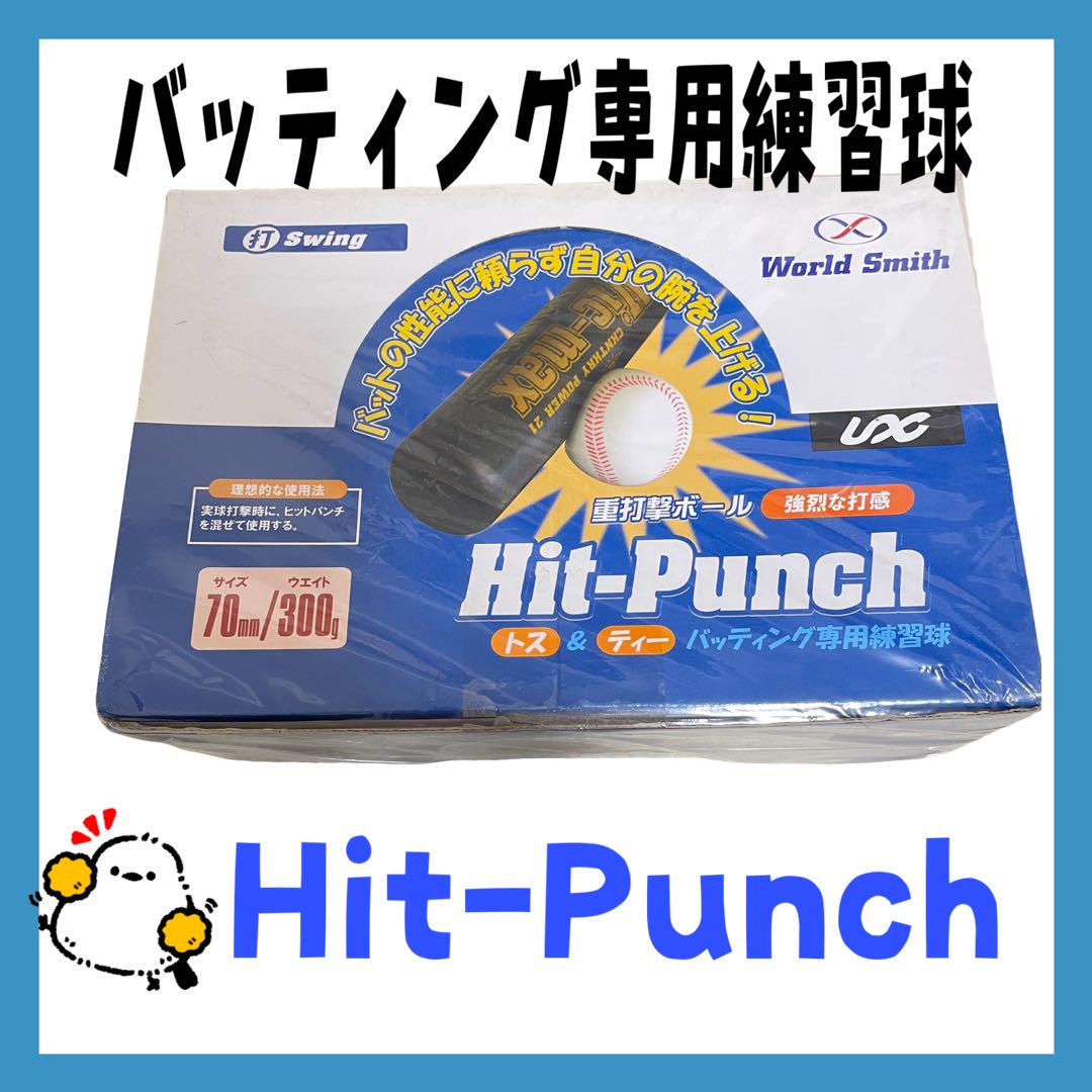 【即日発送】バッティング専用　練習球　Hit-Punch 重打撃ボール　300g 4,600円