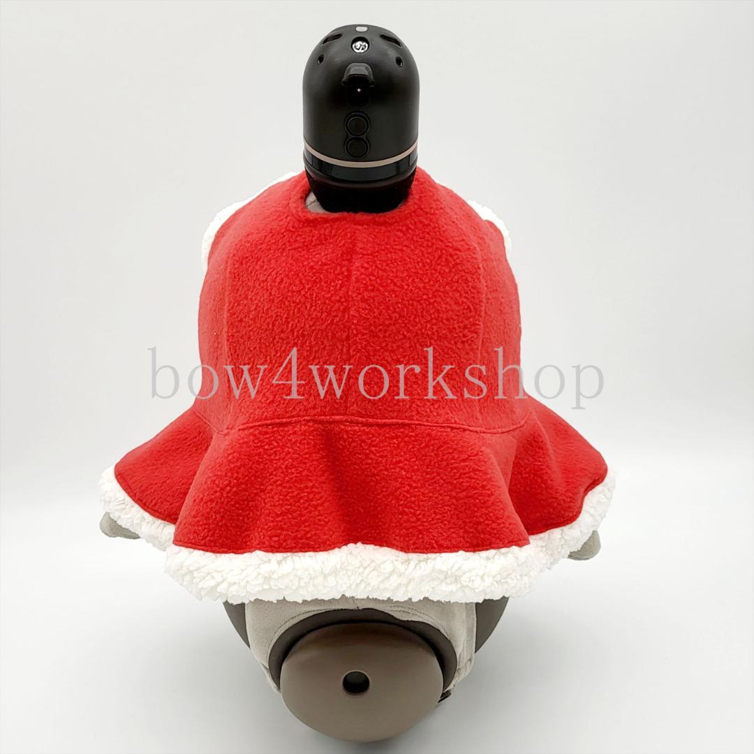 ラボット LOVOT ラボットの服ハンドメイド　クリスマスポンチョ＆お髭セット