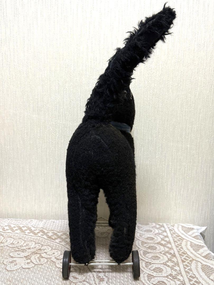 シュコ　ヴィンテージ　白黒猫　ぬいぐるみ　車輪付き　Schuco シュコ ヴィンテージ 白黒猫 ぬいぐるみ 車輪付き Schuco - メルカリ
