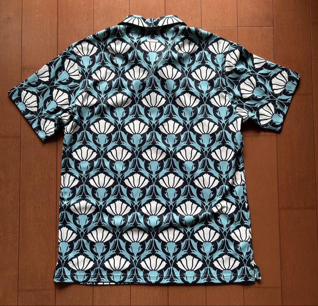 St Andrews フラワーパターン シャツ L