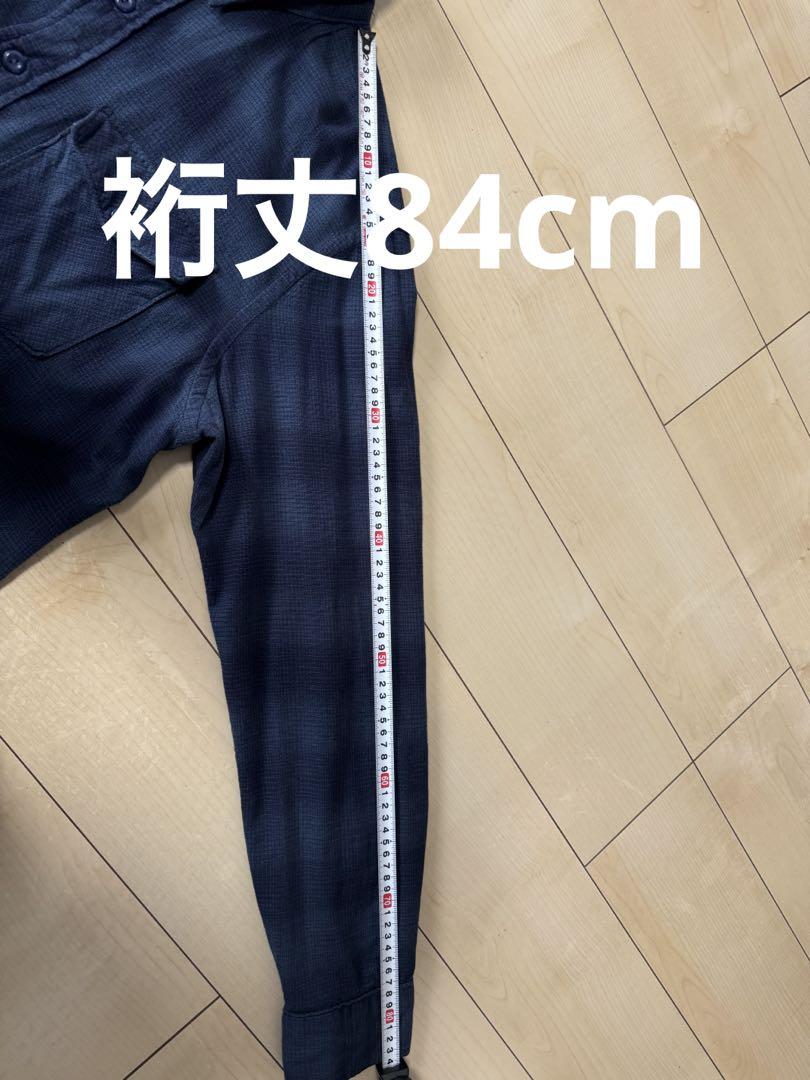 RRL チェックワークシャツ Lサイズ ネイビー 画像4