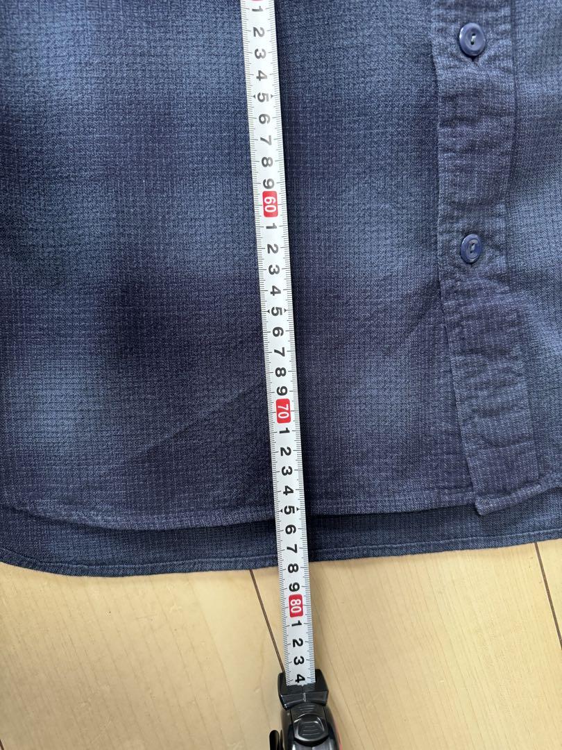 RRL チェックワークシャツ Lサイズ ネイビー 画像8