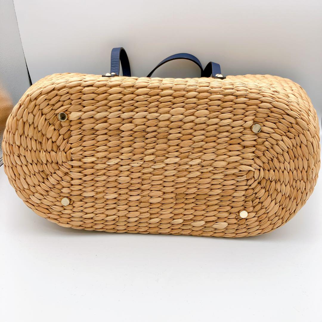 【美品】kate spade♤カゴバッグ♤ハンドバッグ♤大容量