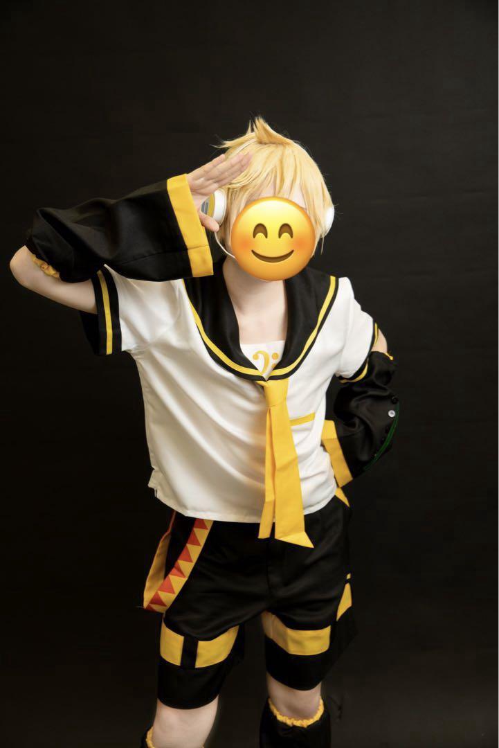 鏡音レン　コスプレ　衣装　ウィッグ