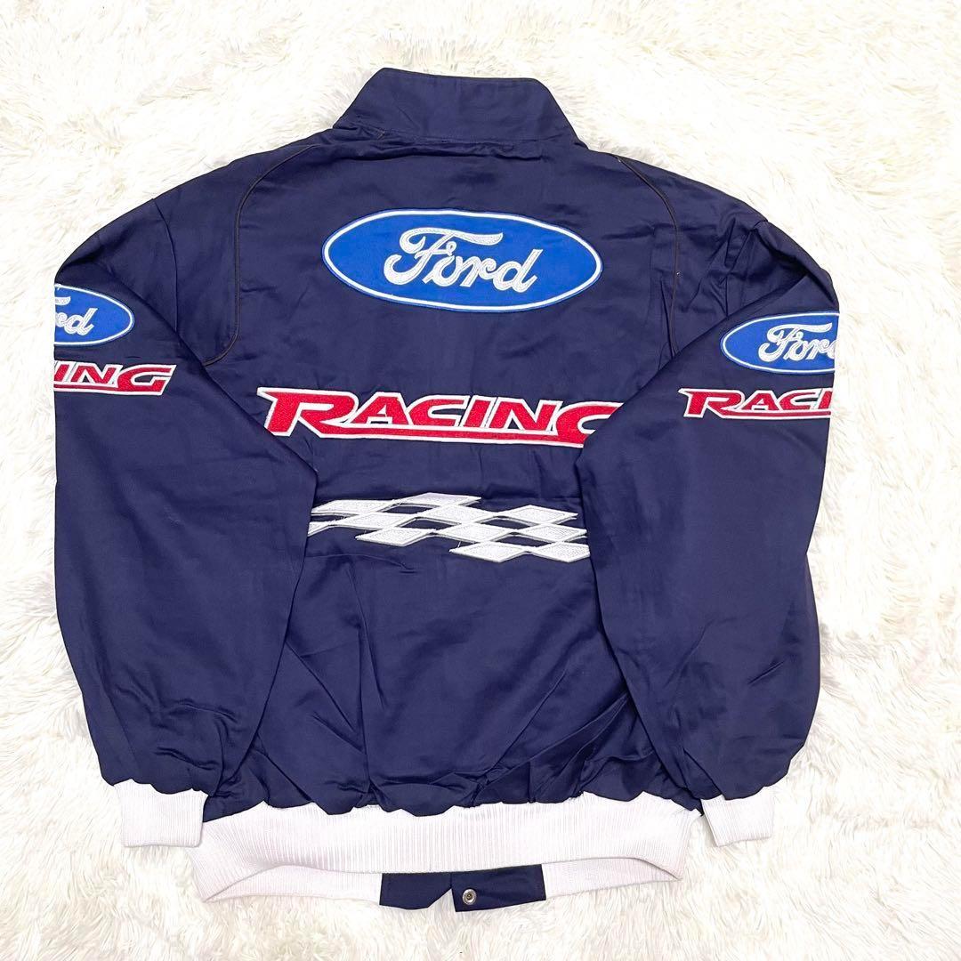 JH DESIGN レーシングジャケット Ford ネイビー　XL