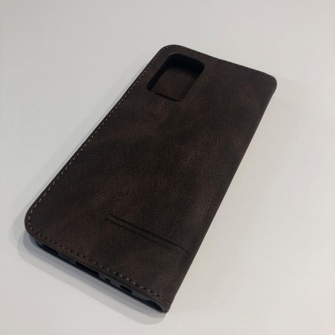 5Gケース手帳型 ダークブラウン