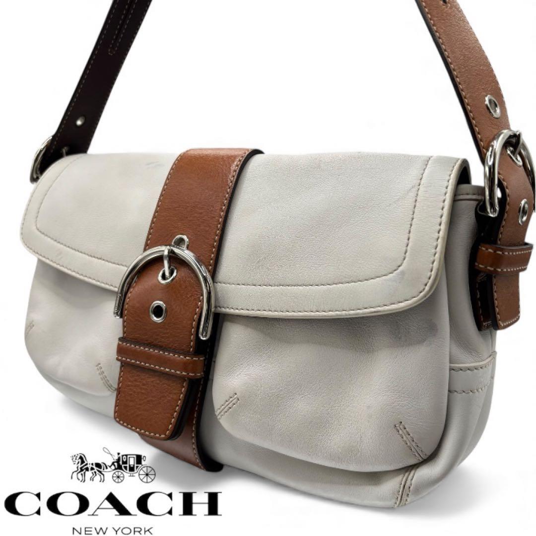 COACH SOHO Leather Shoulder bag y2k