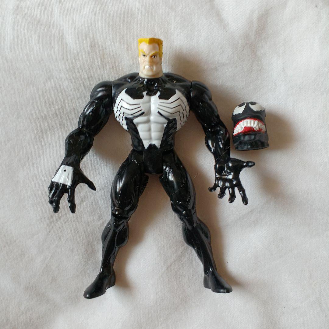 ☆希少 スパイダーマン ヴェノム マスク着脱フィギュア - メルカリ