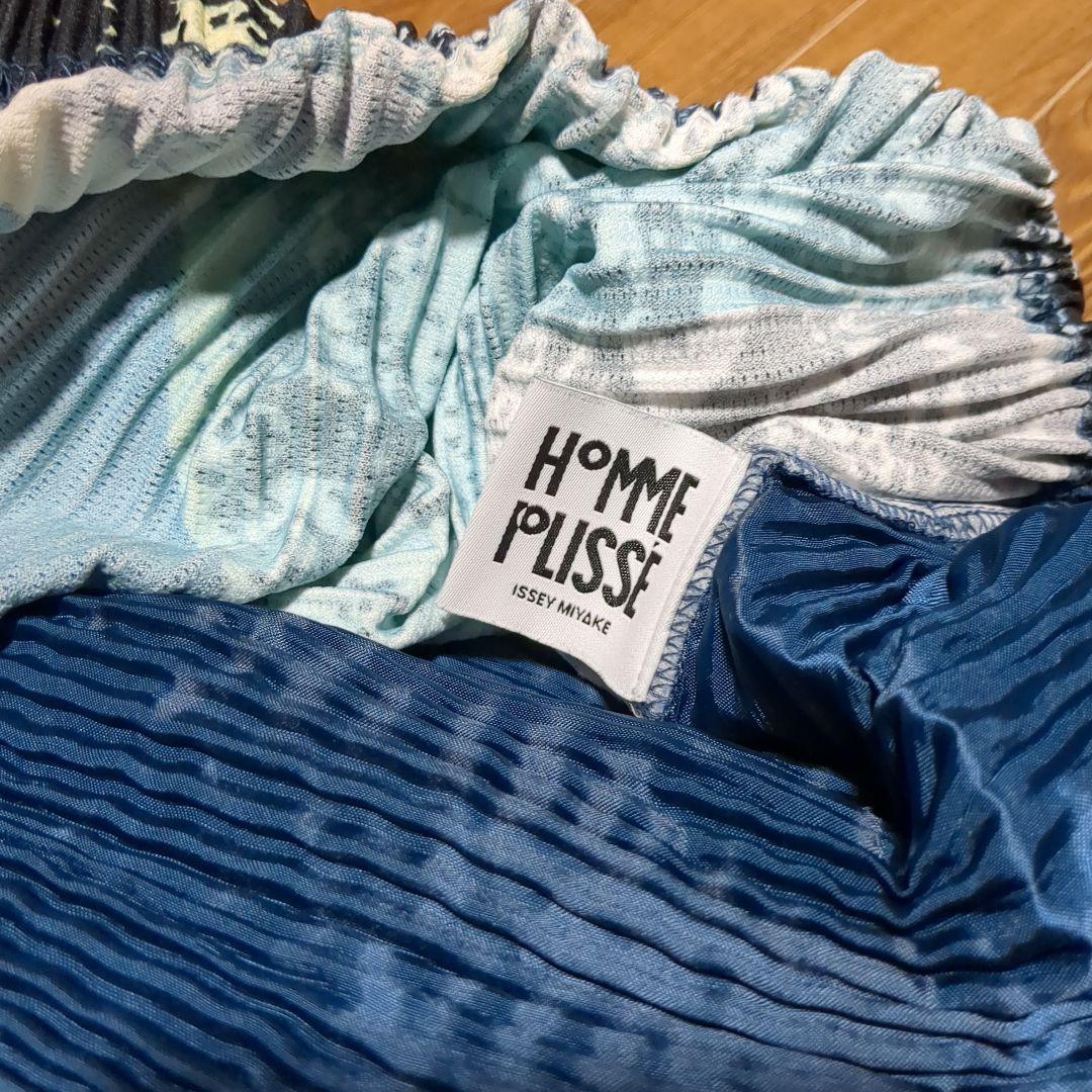 売れ筋介護用品も! オムプリッセ 総柄プリーツワイドパンツ フル