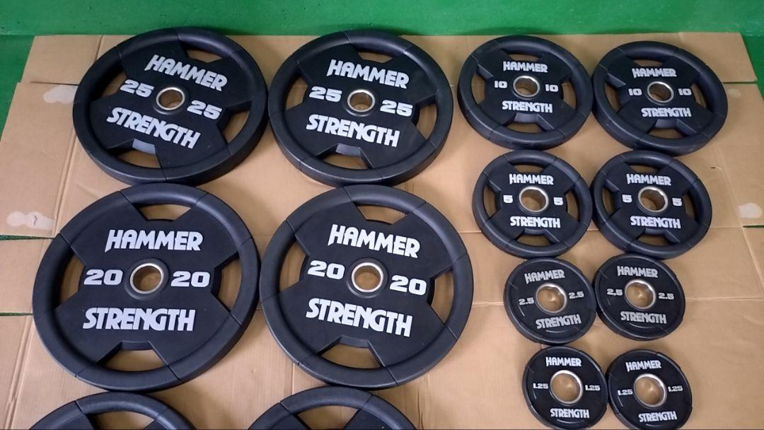 高評価！ ハンマーストレングス STRENGTH HAMMER ウエイトプレート メルカリ - バーベル、ダンベル