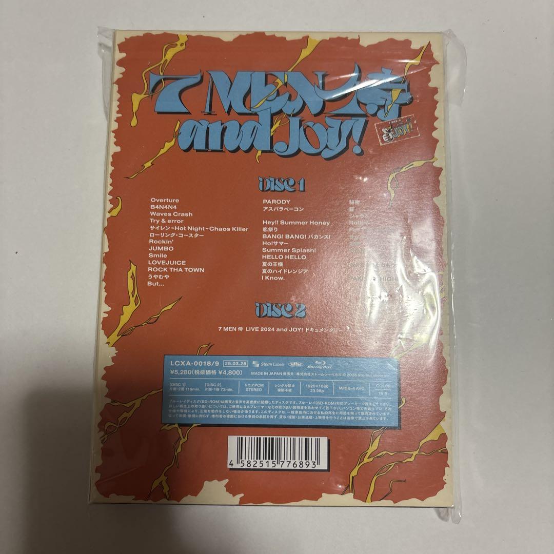 【新品未使用】7MEN侍 LIVE 2024 andJOY！ Blu-ray盤 r1280x720l?key=