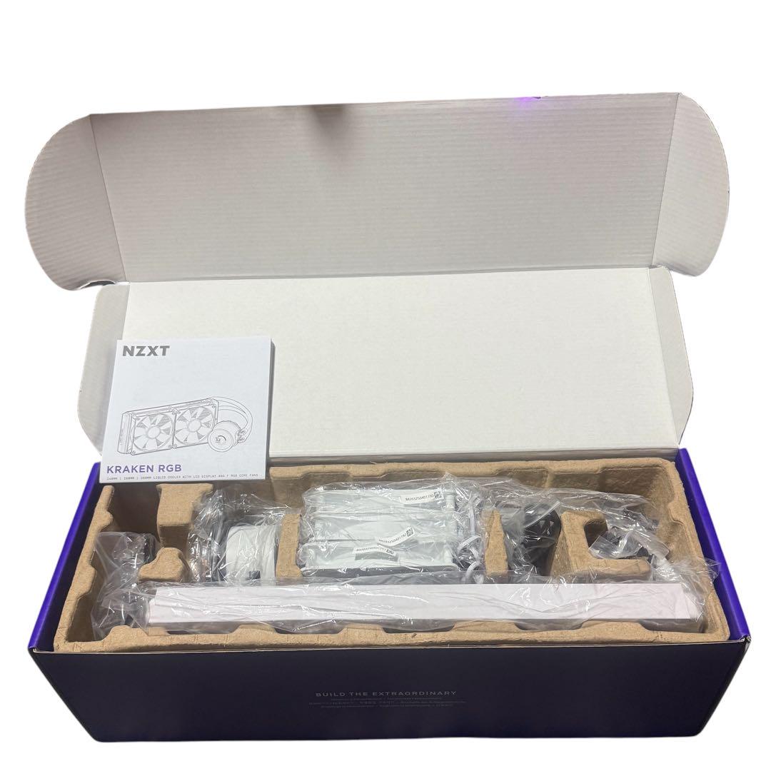 美品 NZXT Kraken RGB 360mm RGB CPU 水冷クーラー