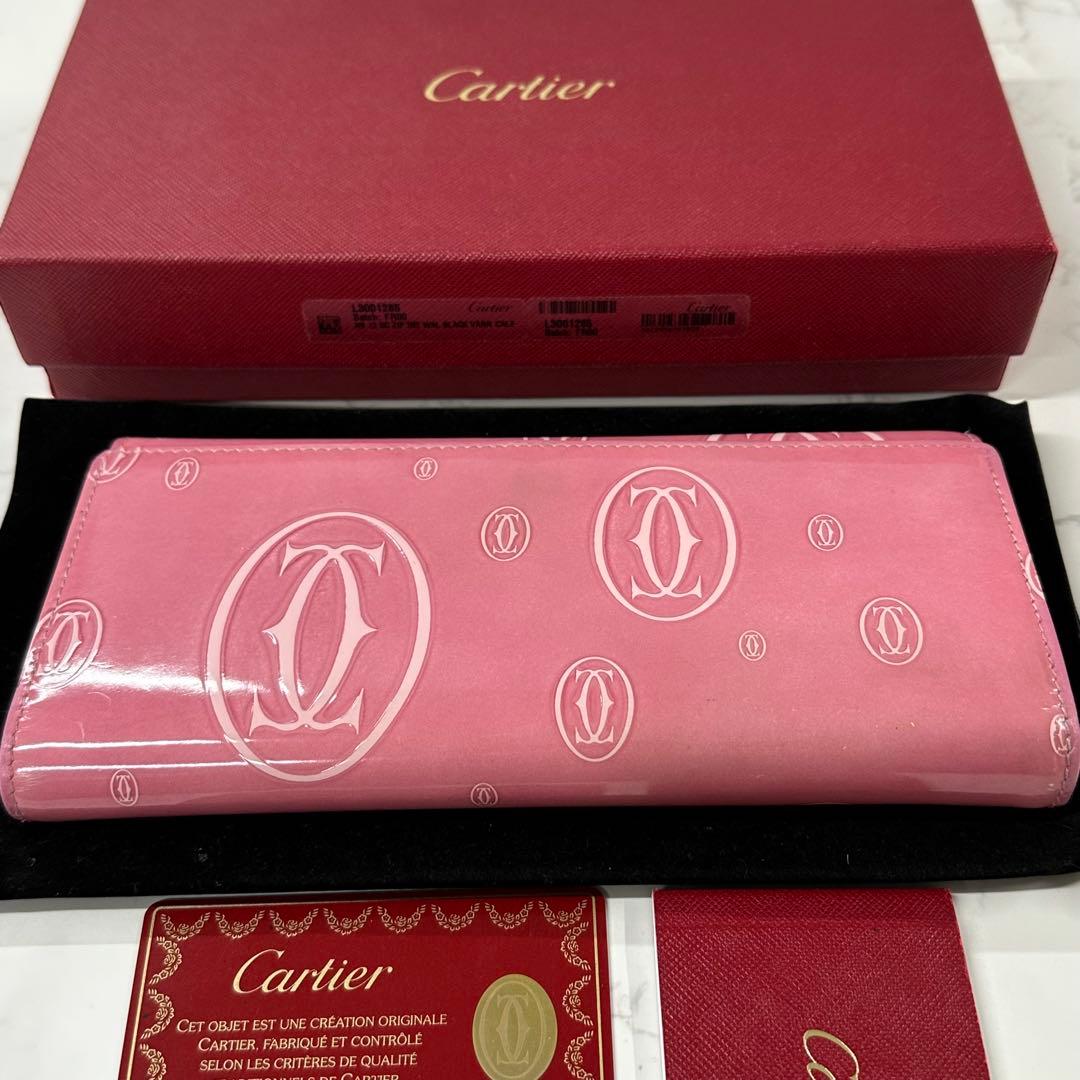 新品同様‼️ カルティエ　Cartier 財布　長財布　ハッピーバースデー