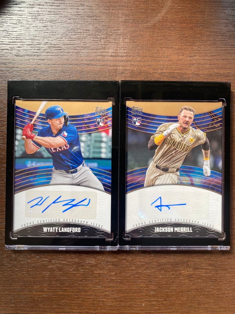 値下げ‼️topps 25枚限定 auto 2枚セット