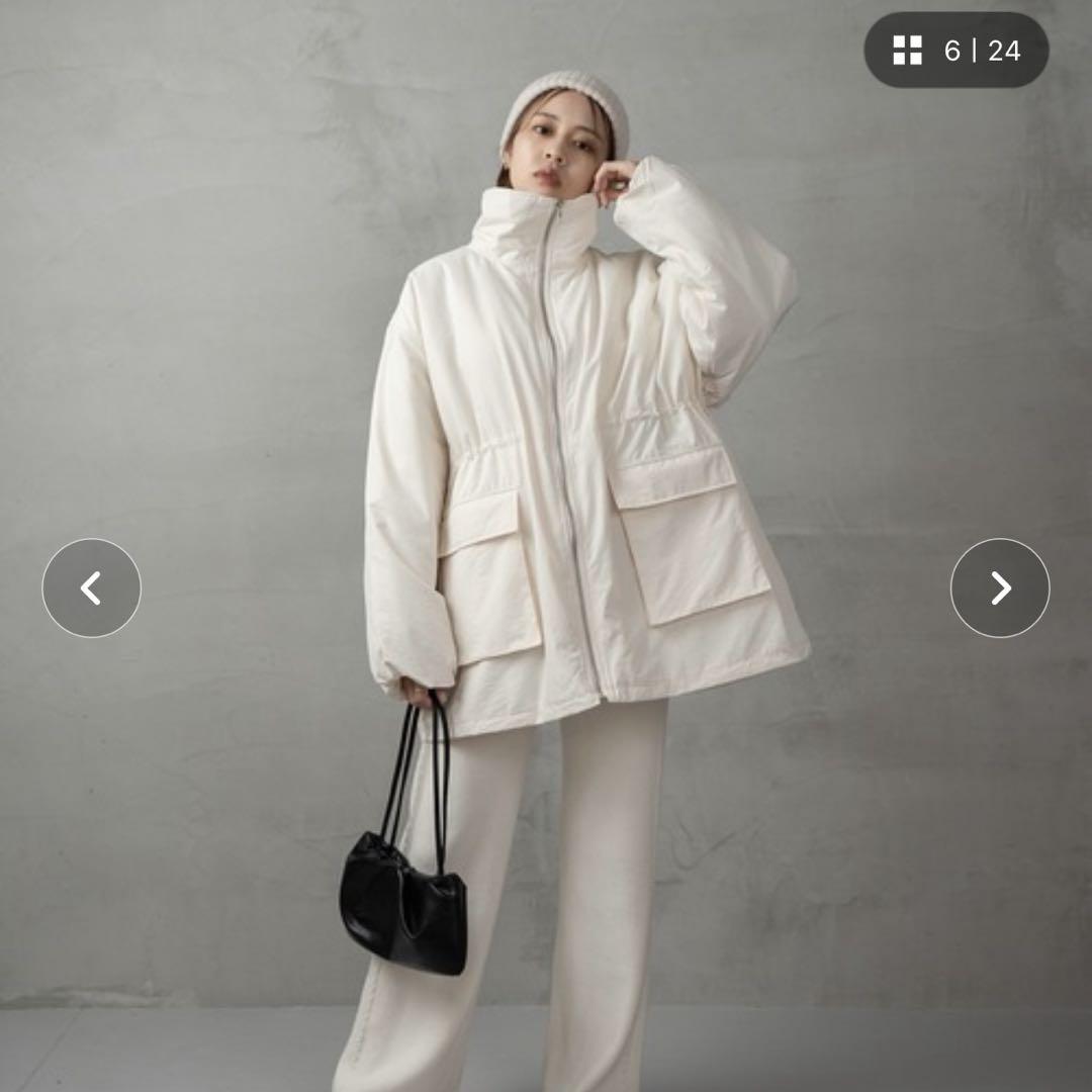 公式通販サイト - ファッション 通販 amiur marshmallow stand collar blouson ジャケット・アウター
