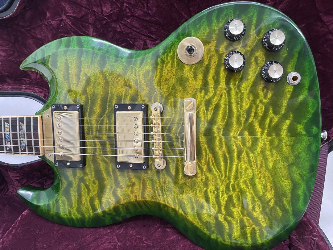 ギター Gibson Custom Shop SG Elegant Quilt Top