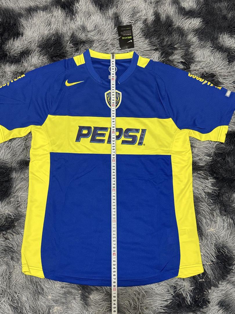NIKE ボカジュニアーズ 03/04 キーパーシャツ 2nd PEPSI Nike Boca Juniors Boquita CABJ Jersey Camiseta Home Pepsi