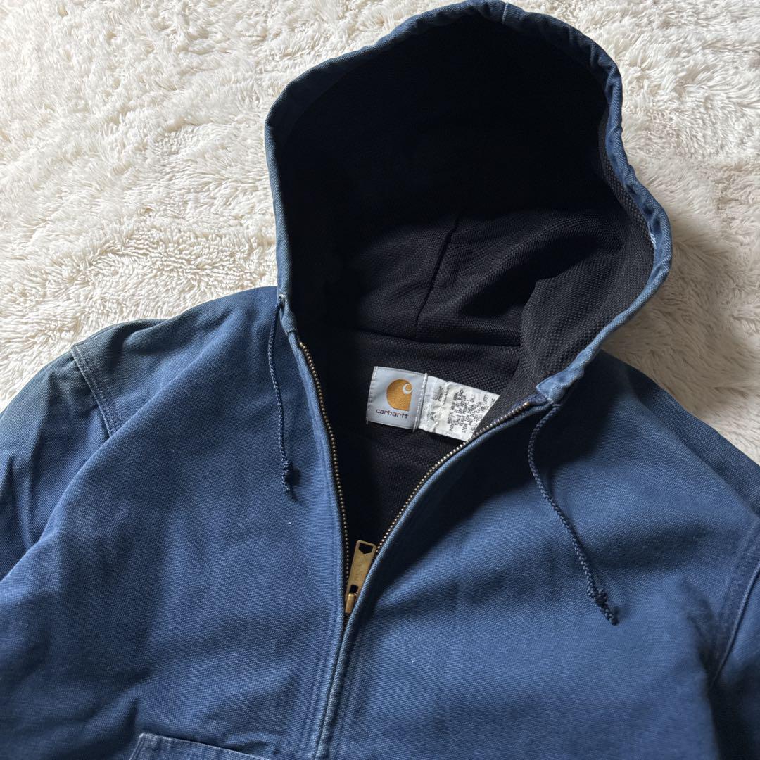 USA製 Carhartt トラディショナルジャケット 希少ネイビー色 美