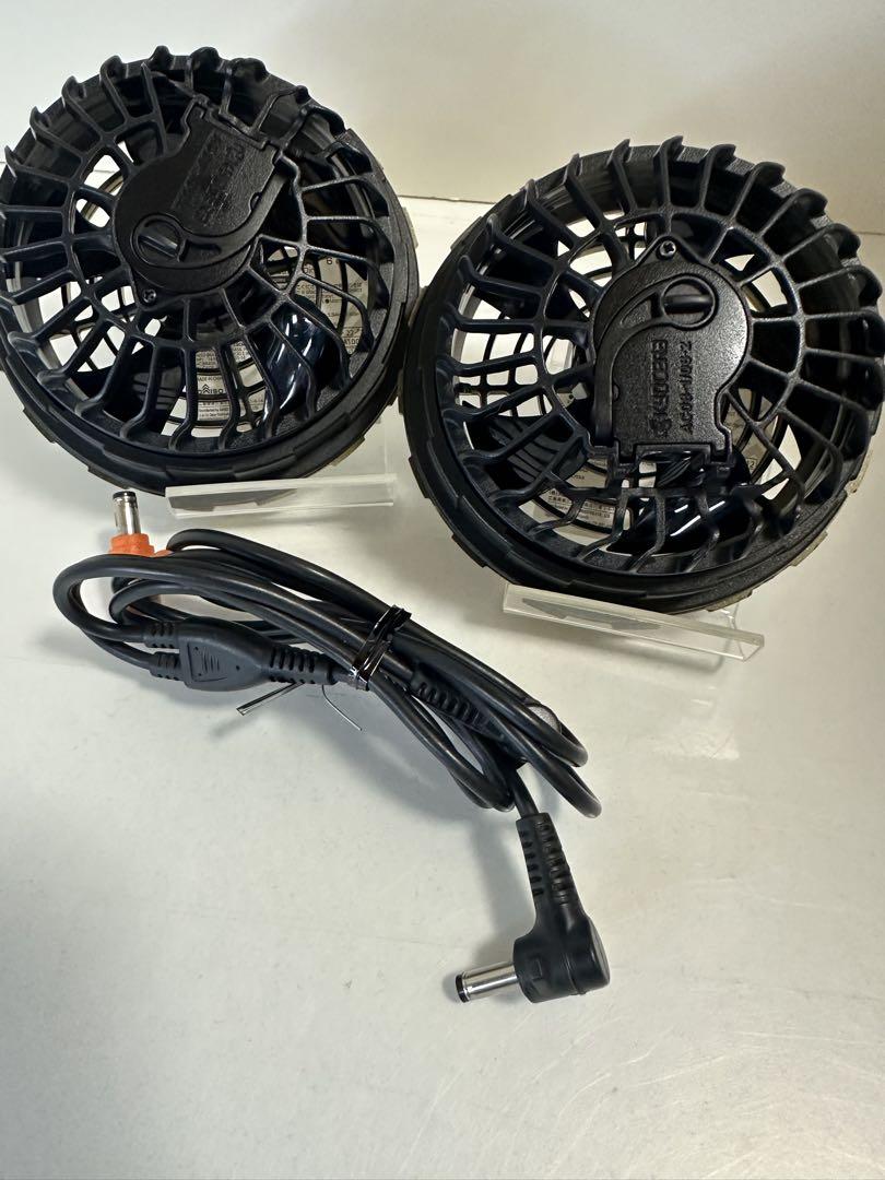 22V 空調服　バートル　エアークラフト　ファンセット　黄