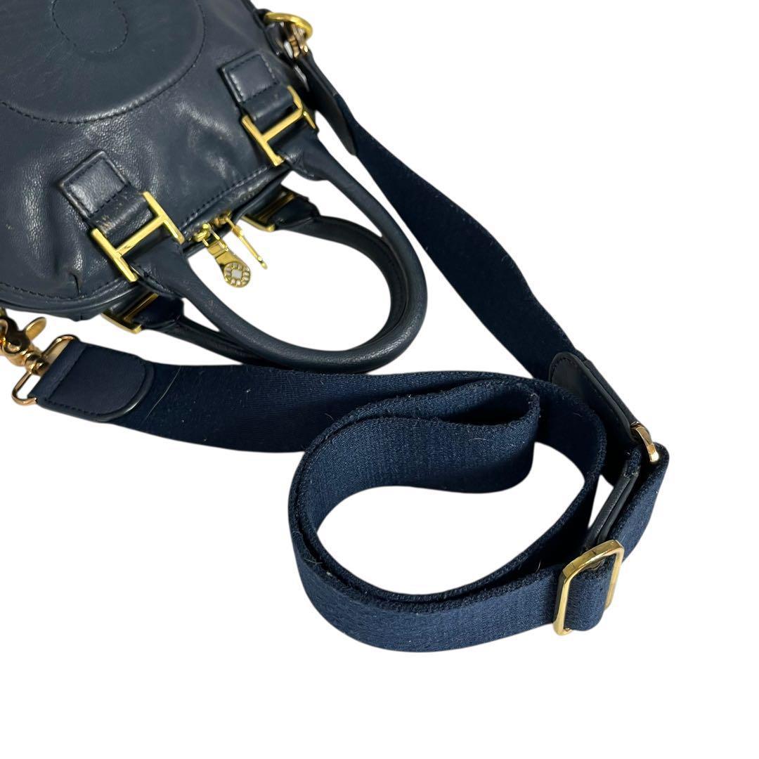 ムータ 2wayバッグ トートバッグ ショルダー ネイビー ナンバー8 ムータ muta MARINE トート 2way 8バッグ レザー 紺色 252