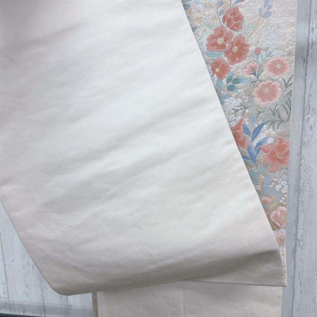 新作高評価 百合を始め様々な花が織られた袋帯 着物 ulZh7-m81490982754 再入荷格安