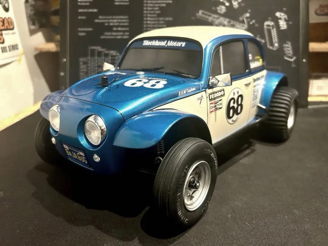 未走行 タミヤ ワーゲンオフローダー グラホシャーシ改 ESC サーボ付新品、♥