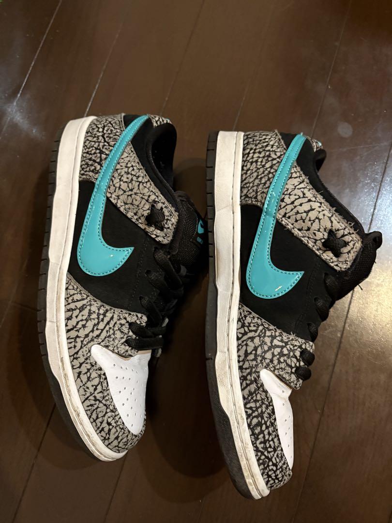 靴 Nike SB Dunk Low \"Elephant/Safari
