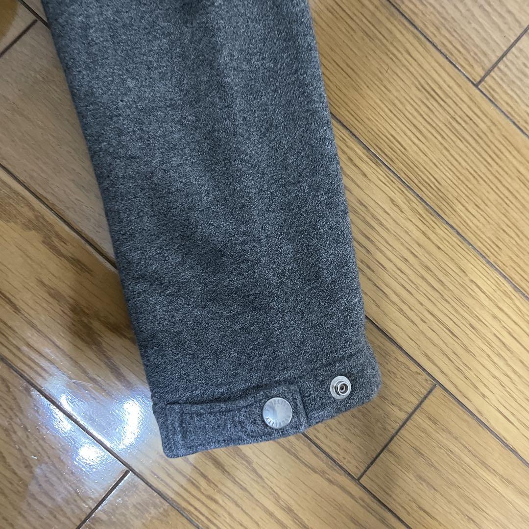 FIDELITY グレー パーカー フード付き