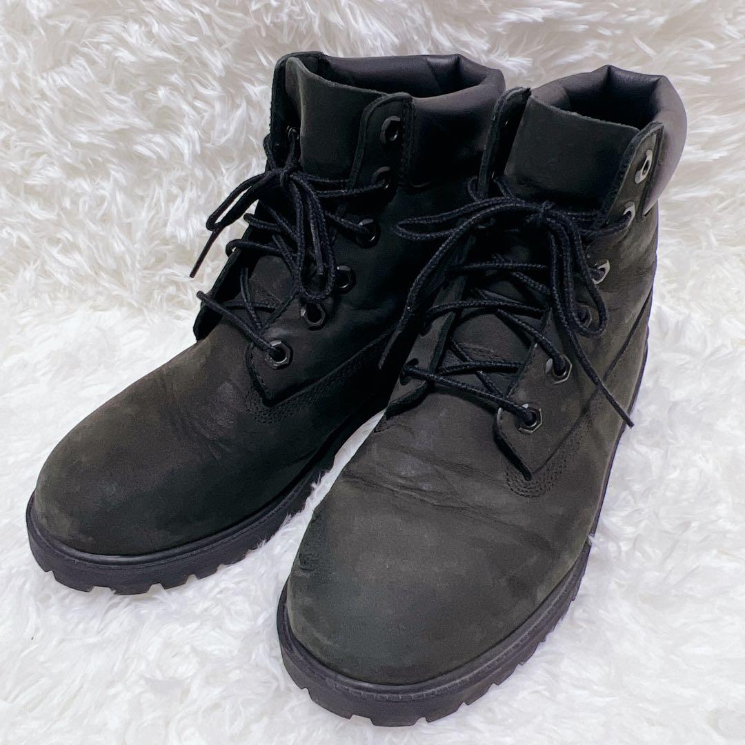 Timberland ティンバーランド ブーツ 6ホール 黒 23cm23cm Timberland